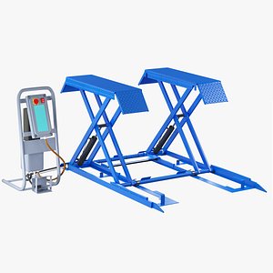 Mobile scissor lift 3D model