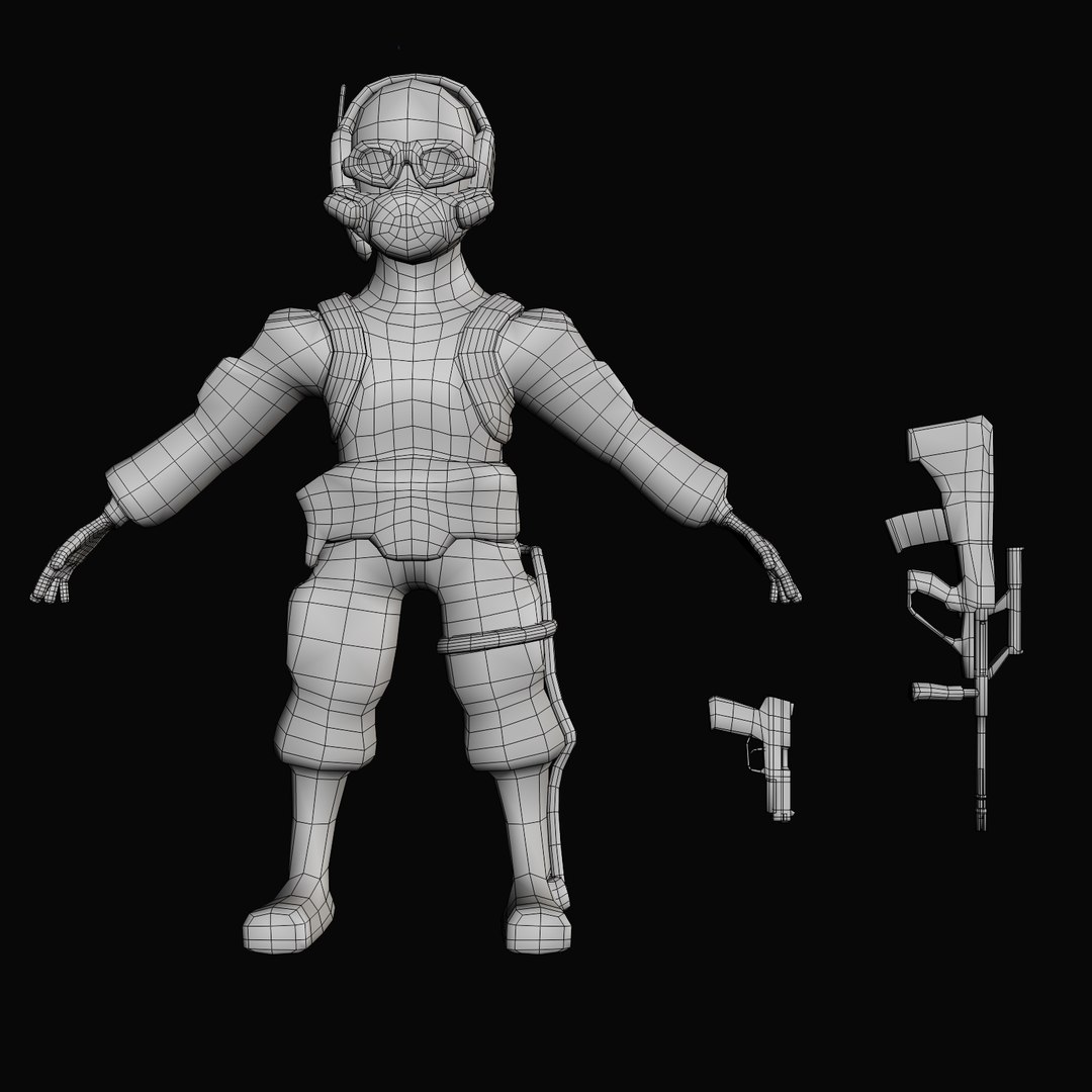 3D Little Rigged - TurboSquid 1256819