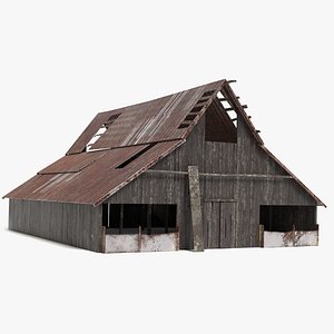 rustic barn 3D model