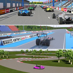 Race Track Collection 3D