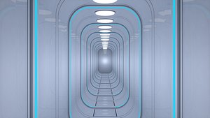 3D Sci Fi Tunnel