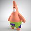 Character Patrick 3d Obj