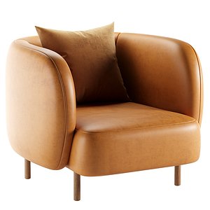 3D model Gina Lounge Chair 2015
