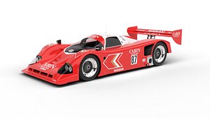 Nissan R90CK Cabin Racing 1990 3d model 3D