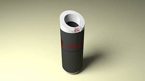 Low Poly Rubbish Bin
