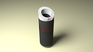 Low Poly Rubbish Bin