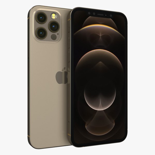 modelo 3d Apple iPhone 12 Pro Dorado - TurboSquid 1657917