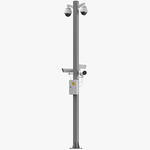 Security Cameras Pole