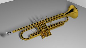 3d trumpet model