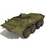 BTR 70 Low Poly