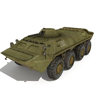 BTR 70 Low Poly