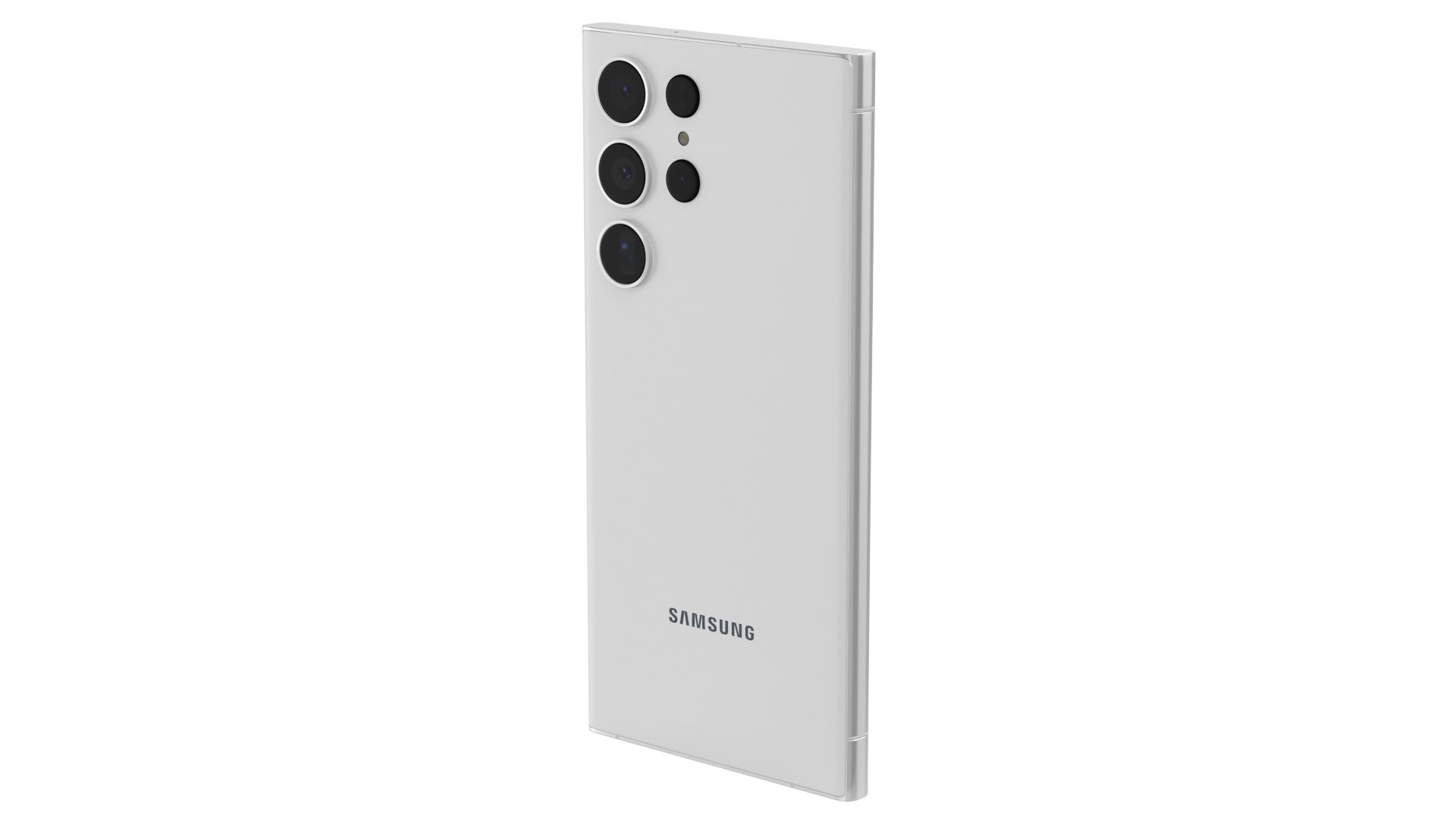 Ultra Thin Smartphone Samsung Galaxy S23 Cream 3D model preview