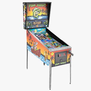 Pinball Fish Quest Low-poly 3D model