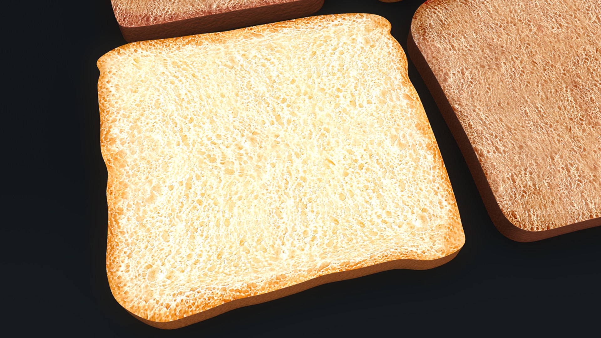 Bread Slices 3d Obj