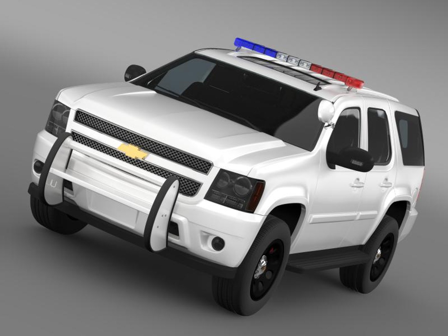 Chevrolet Tahoe Police 3d Model
