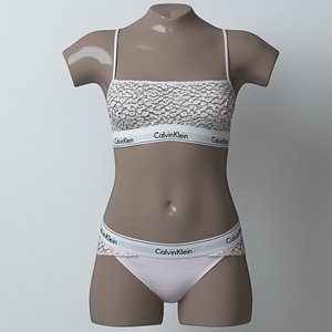 3D model lingerie mannequin