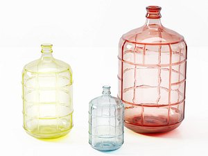 hk living waterfles bottle 3D model