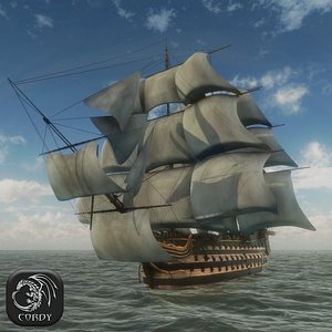 3d model of advanced ship line