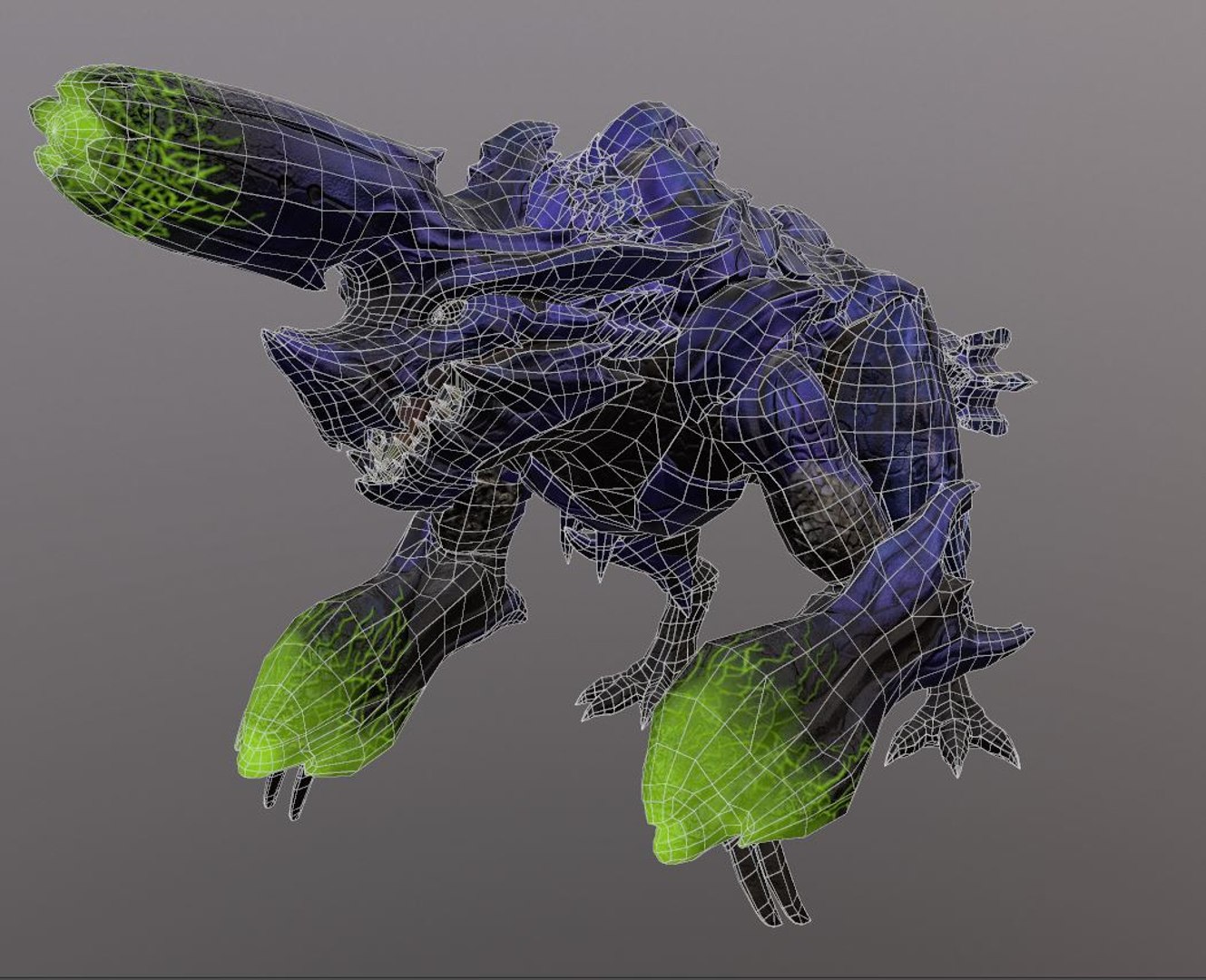 3D Model Brachydios Monster Hunter Model TurboSquid 2097371   Wireframfront 