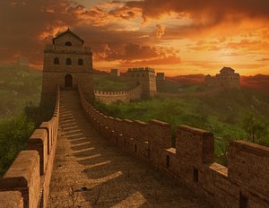 The Great Wall of China.