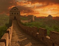 The Great Wall of China.
