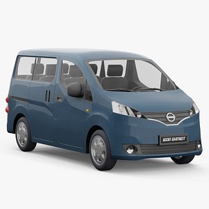 Nissan NV200 2011 lowpoly model