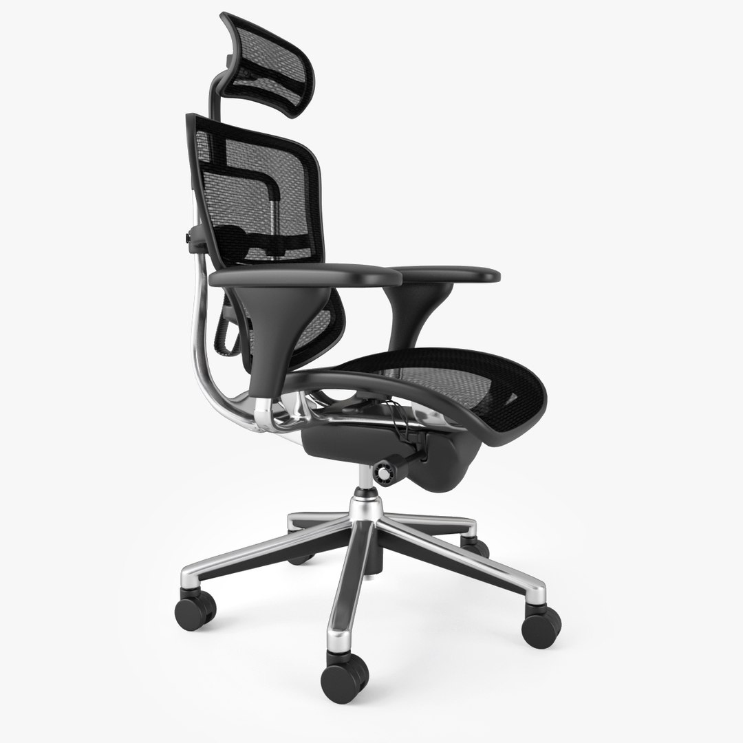 3ds max raynor ergohuman executive chair