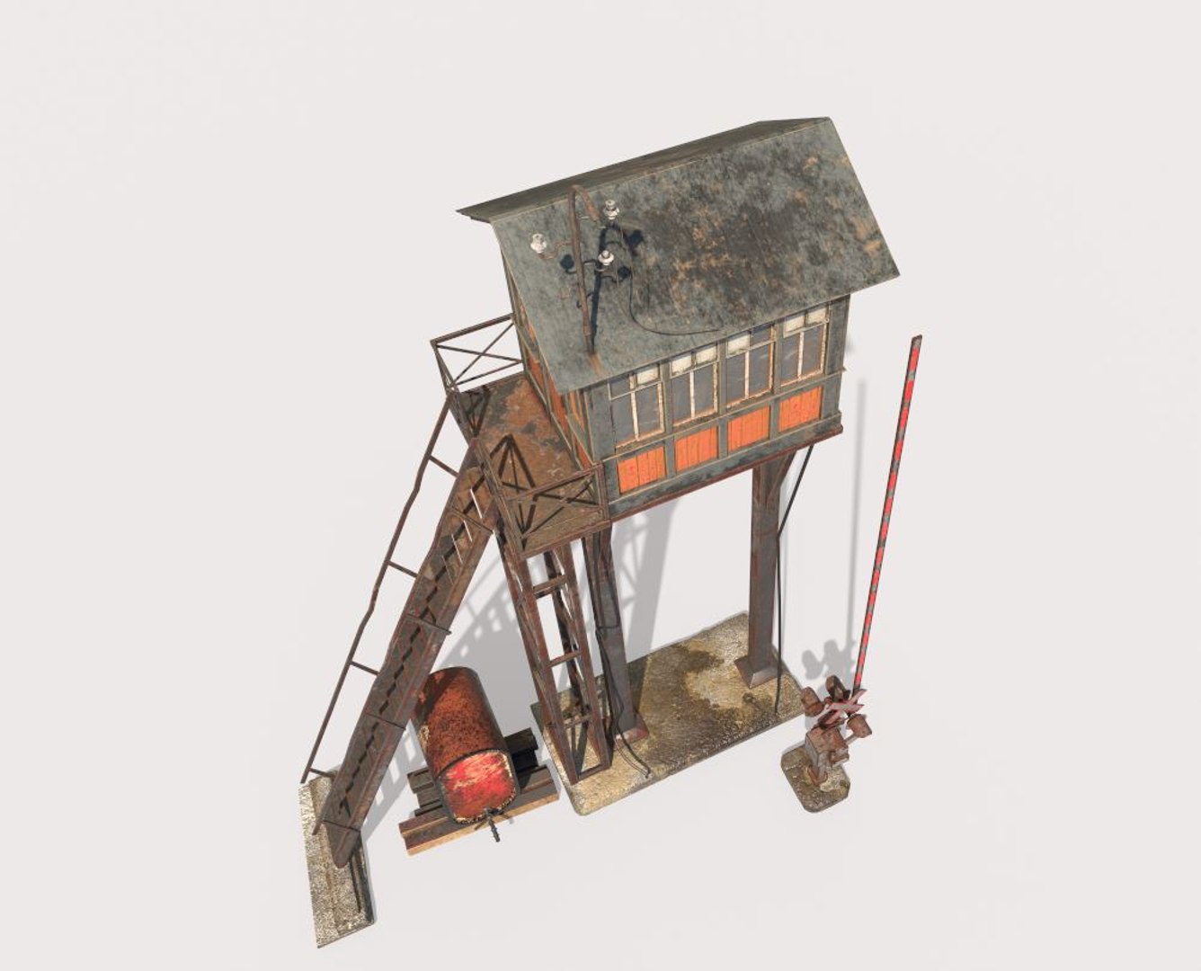Railroad Signal Tower 3D model https://p.turbosquid.com/ts-thumb/B7/CPp50D/QZ/7/jpg/1636889145/1920x1080/fit_q87/fc3f76f6c26a5a6fbf04b08419270393dc9e7f46/7.jpg