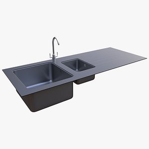 3D model kitchen sink