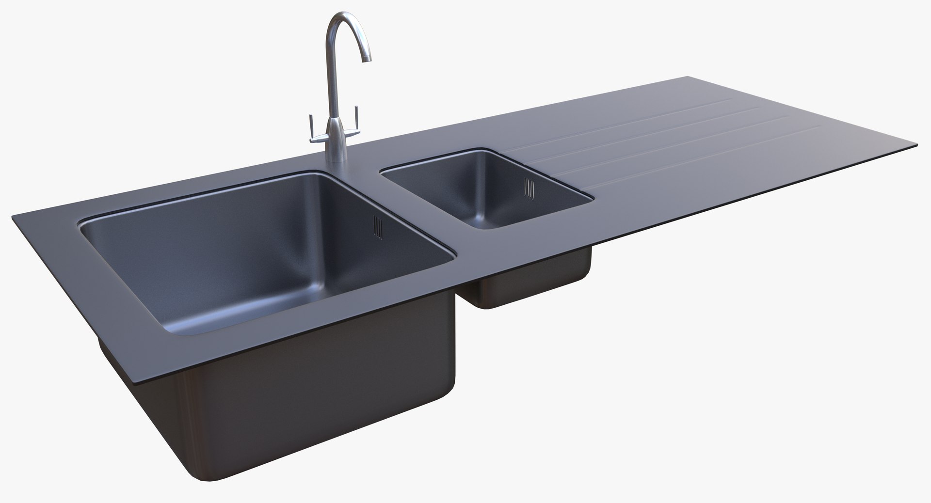 3d Model Kitchen Sink Turbosquid 1269682