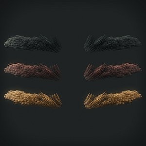 3D model eyebrows 2