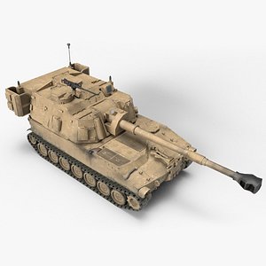 m109 Paladin Tank model