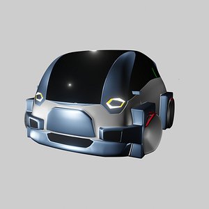 3D compact electric concept styled