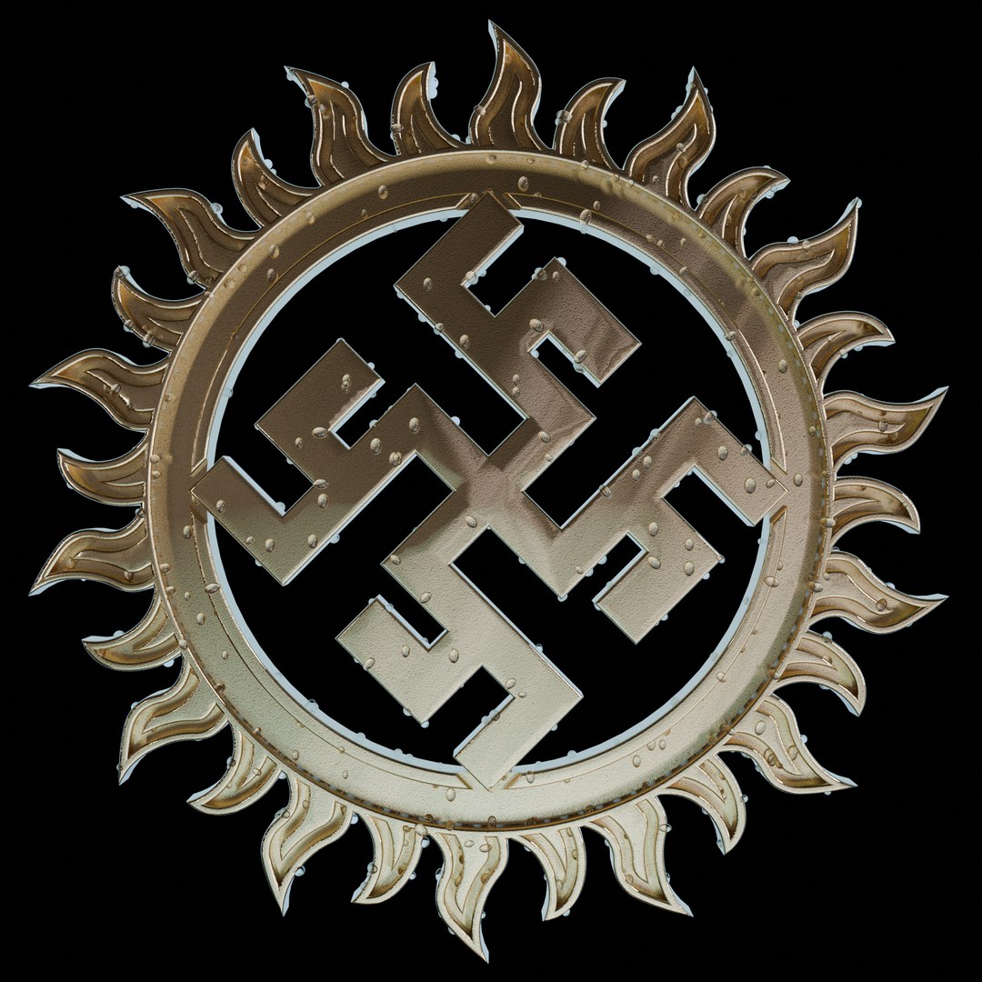 3D Model Of Slavic Rune Pendant Model - TurboSquid 2302994