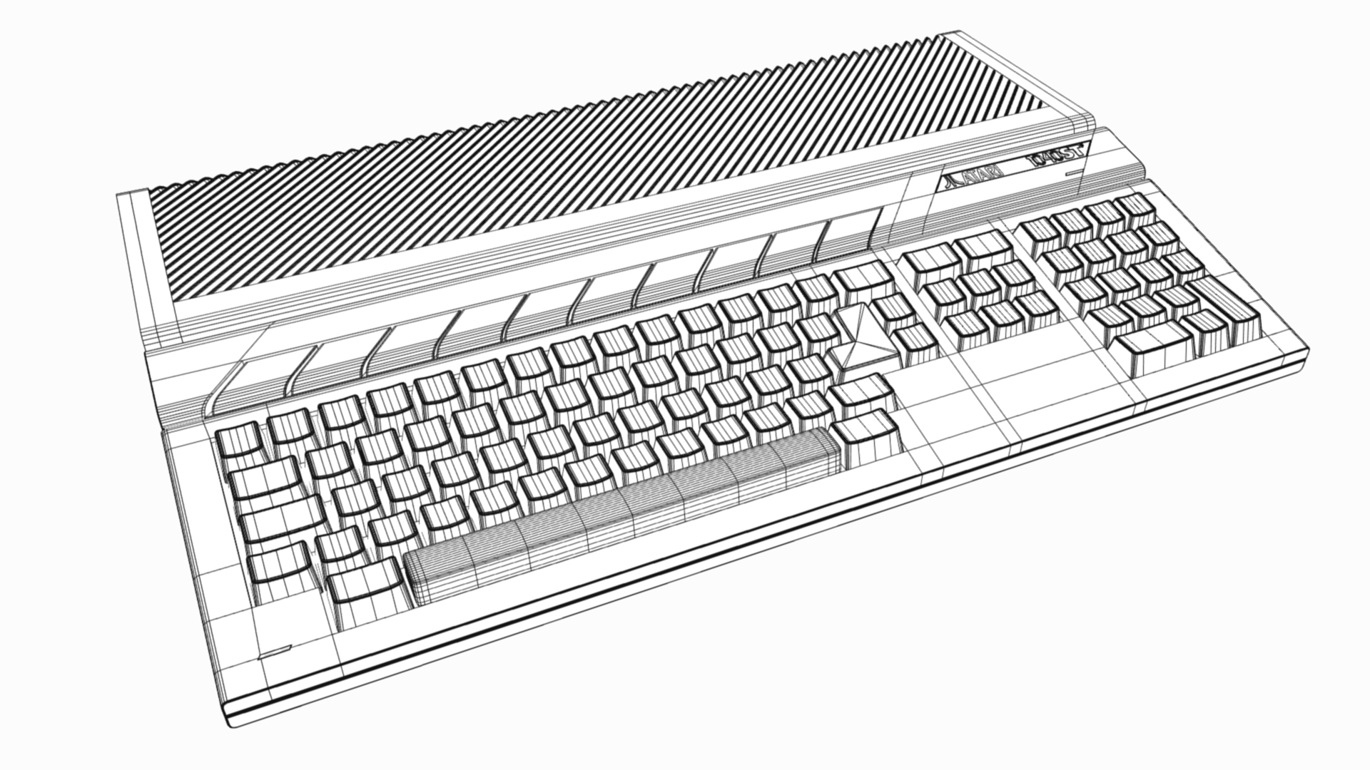 Free Atari ST 3D model - TurboSquid 1716687