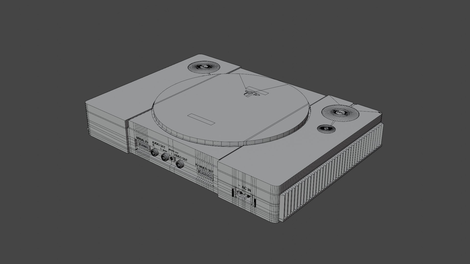 playstation 3d model