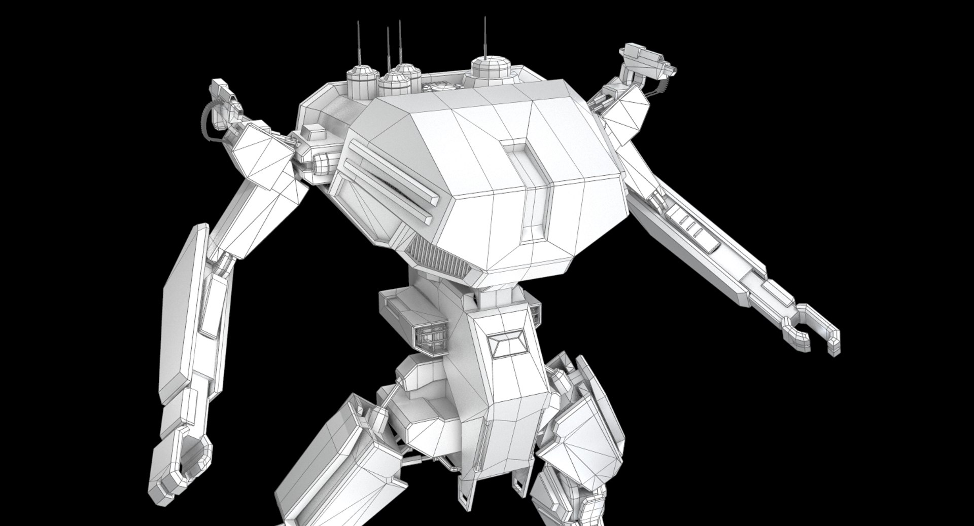 3D Mecha Battle Robot - TurboSquid 1342075