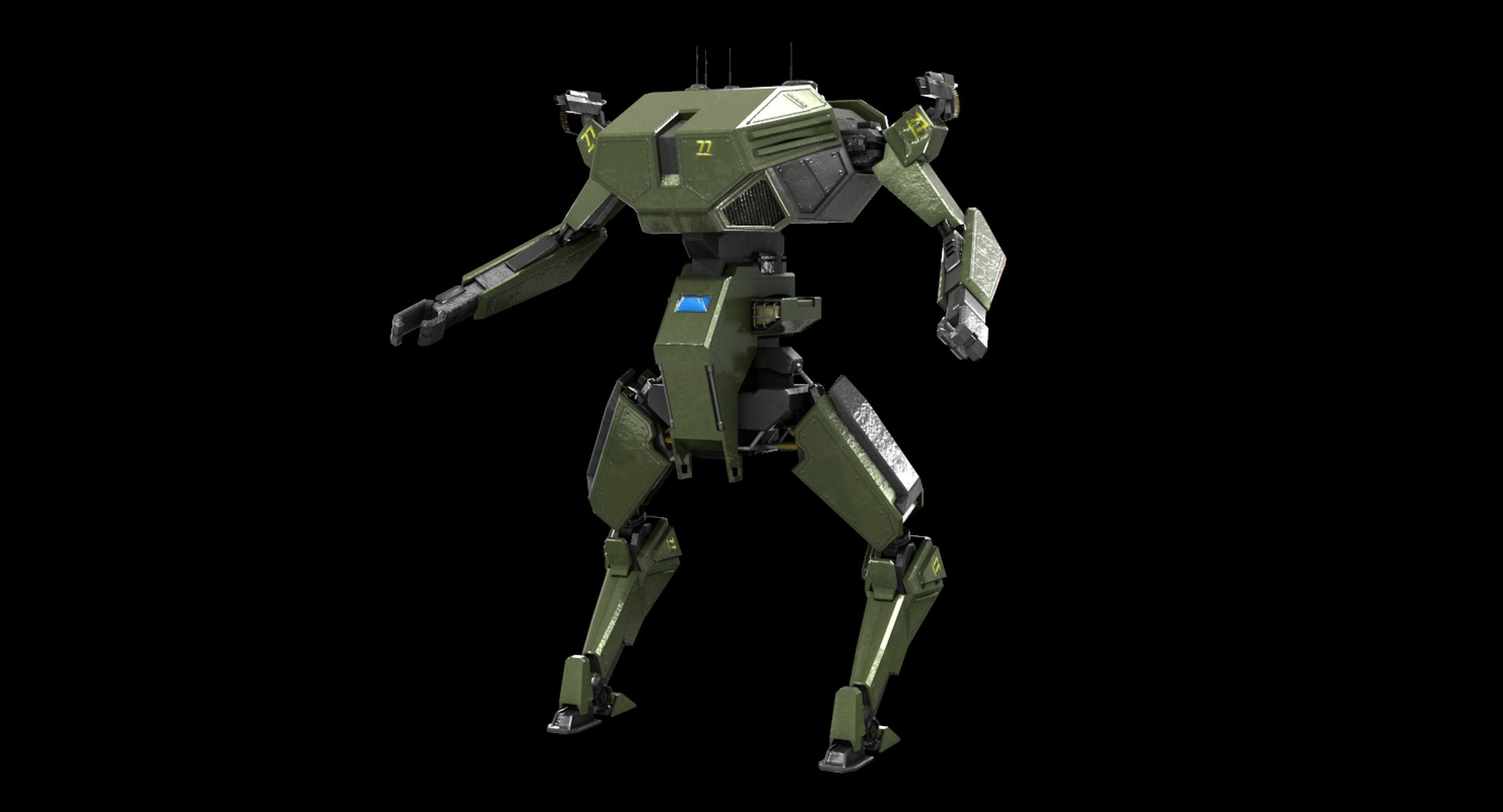 3D mecha battle robot - TurboSquid 1342075