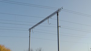 3D model Railroad Electric Poles 3D Model