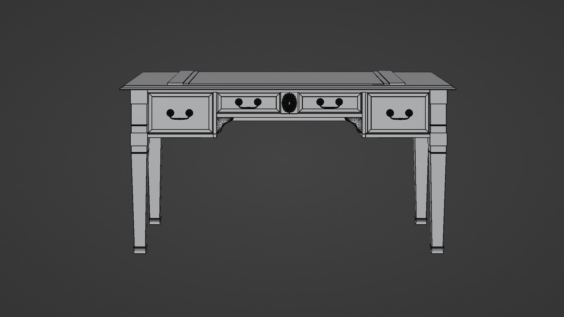 3D Arthur Desk Model - TurboSquid 2228850