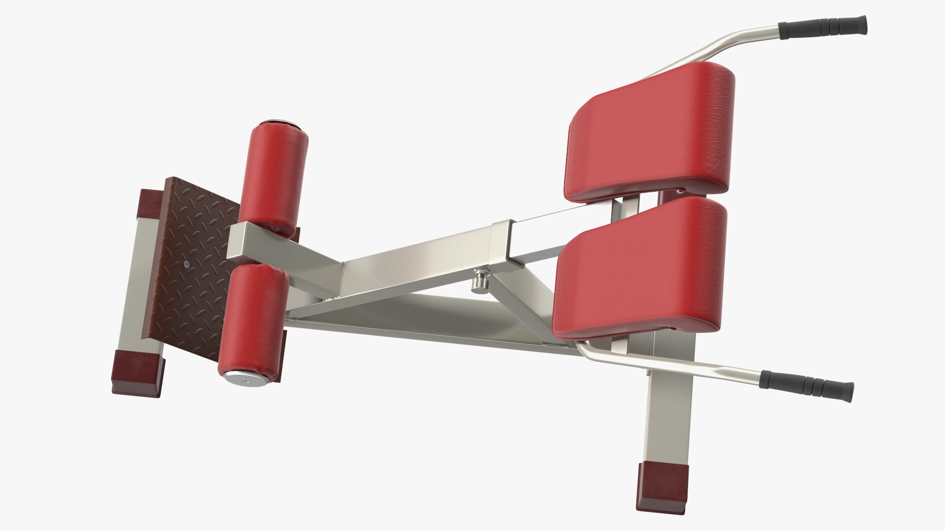 Hyperextension Bench Red 3D - TurboSquid 1839031
