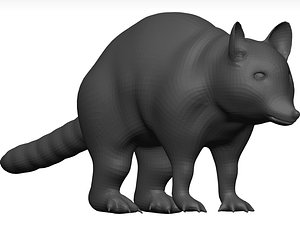 3D model Raccoon Stl