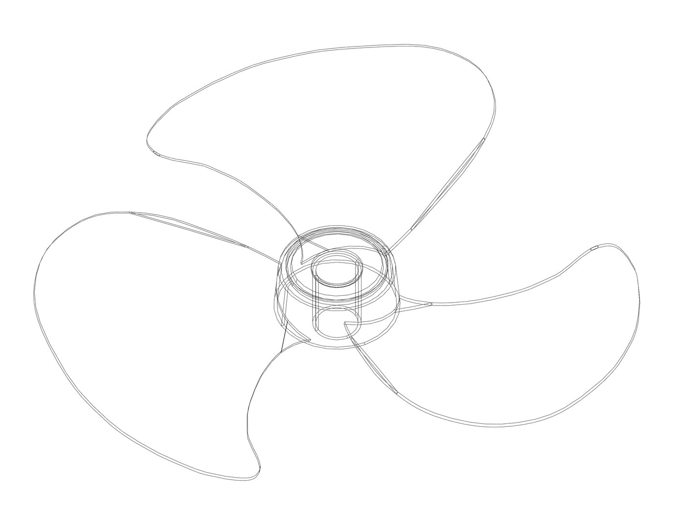 Fan Propeller 3D Model - TurboSquid 2176778