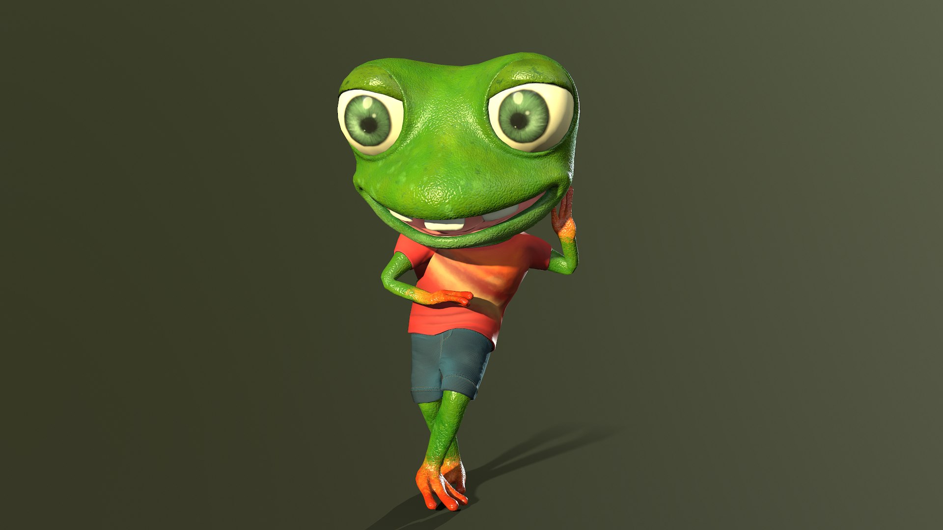 3D model Mr.Cracker Frog - TurboSquid 1729665