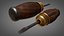 Vintage screwdriver wood and metal