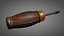 Vintage screwdriver wood and metal