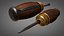 Vintage screwdriver wood and metal
