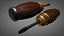 Vintage screwdriver wood and metal