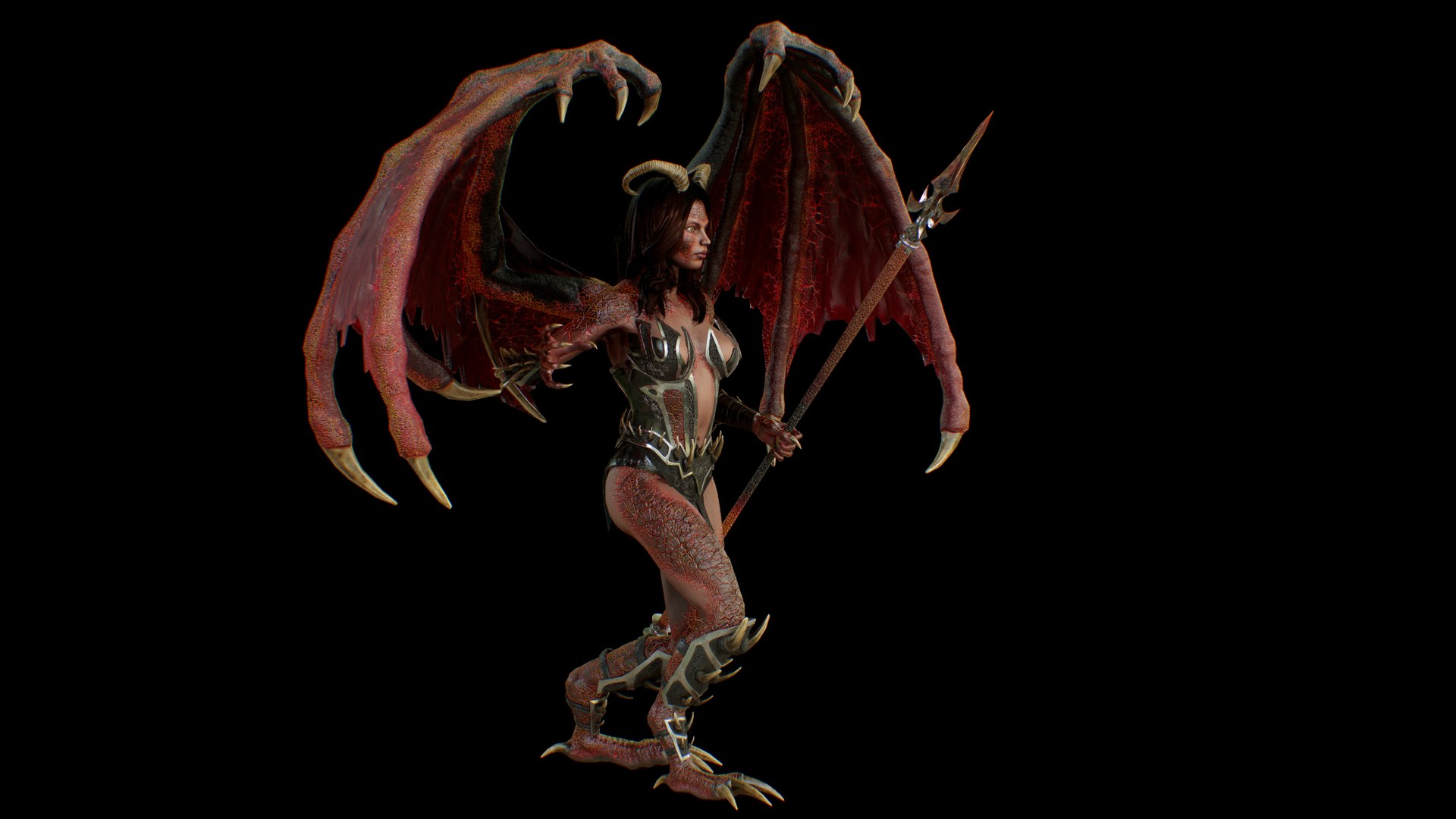 Demon 3d Model Turbosquid 1854481