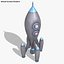retro rocket 3d max